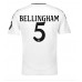 Maillot de foot Real Madrid Jude Bellingham #5 Domicile vêtements 2024-25 Manches Courtes